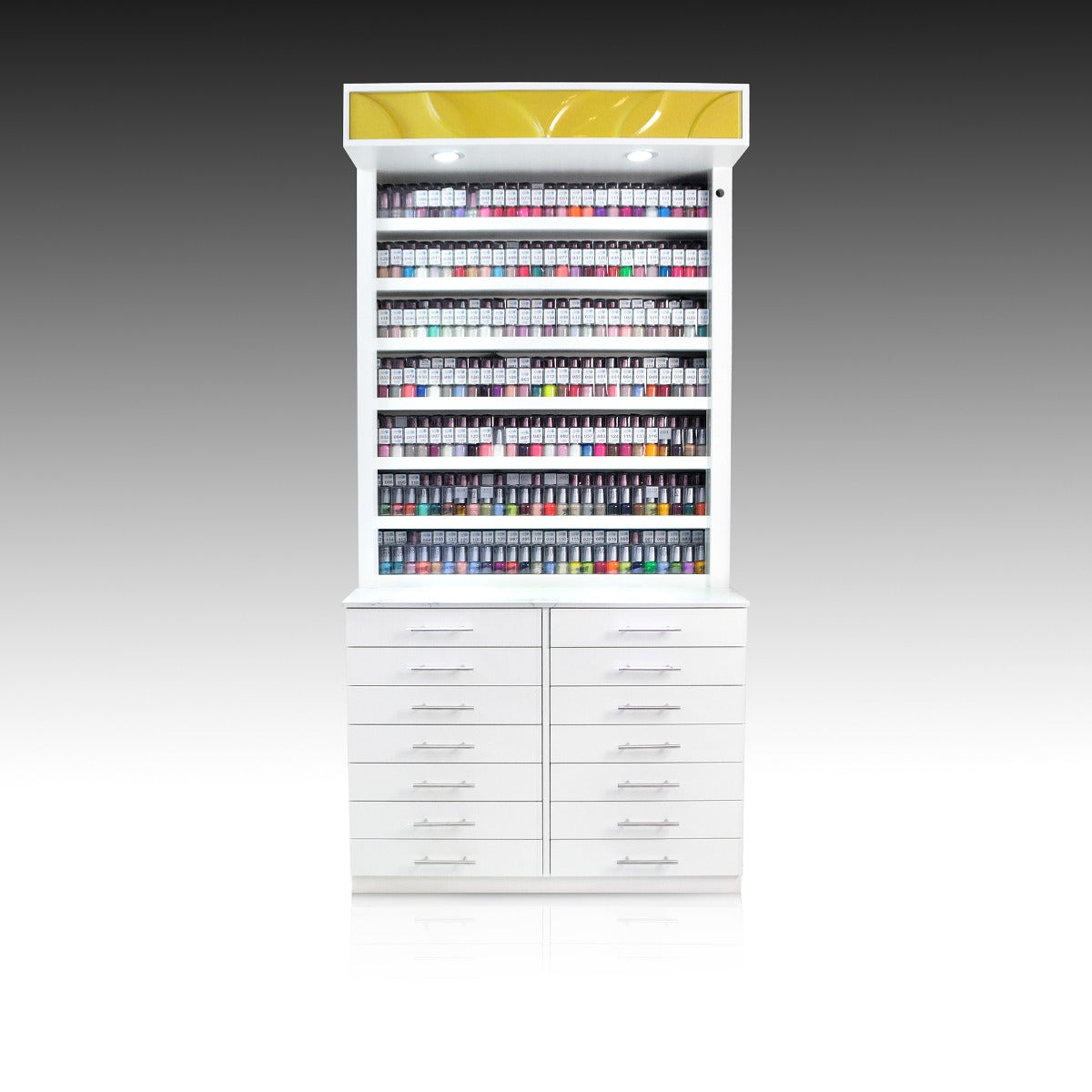 Luxus Polish & Powder Display Cabinet - Gold-3