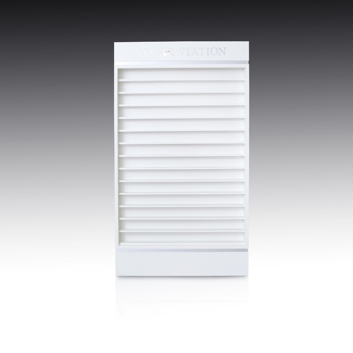 Luxus Color Stand Display - Brushed Silver