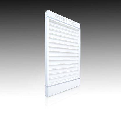 Luxus Color Stand Display - Brushed Silver-2