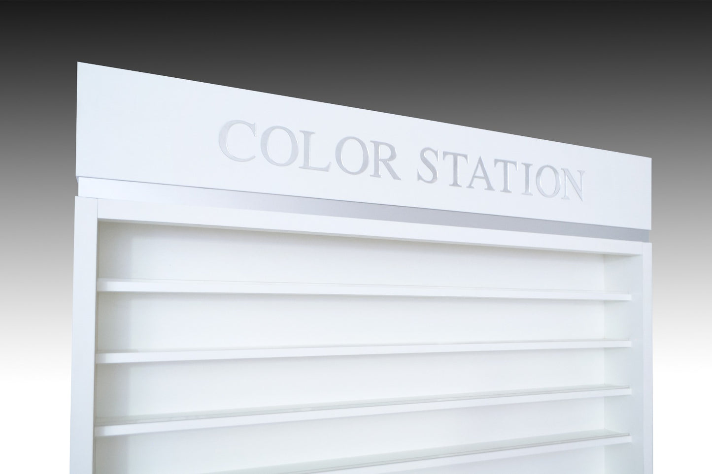 Luxus Color Stand Display - Brushed Silver-4