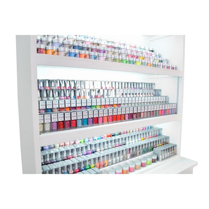 Steps Polish & Powder Display Cabinet - White