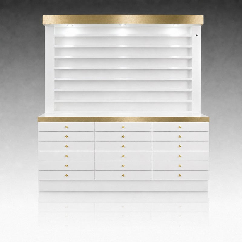 Dual Chroma Paradise Cabinet  - Brushed Gold
