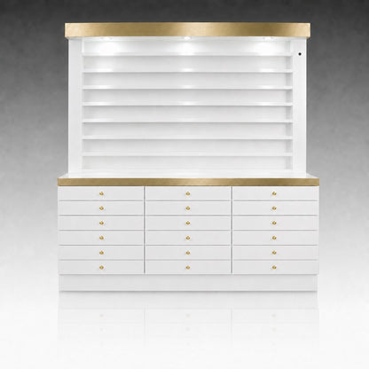 Dual Chroma Paradise Cabinet  - Brushed Gold