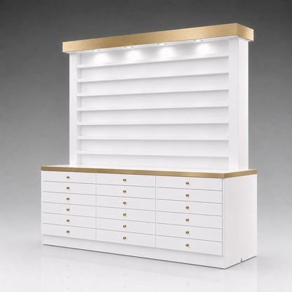 Dual Chroma Paradise Cabinet  - Brushed Gold