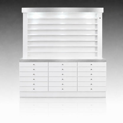 Dual Chroma Paradise Cabinet  - Brushed Silver