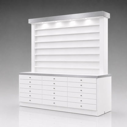 Dual Chroma Paradise Cabinet  - Brushed Silver