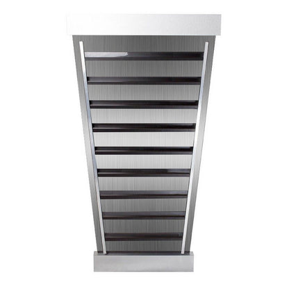 Voltron Polish Wall Rack , cafelle/Brush Aluminium