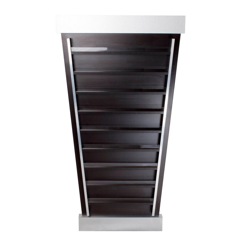 Voltron Polish Wall Rack , cafelle/Brush Aluminium