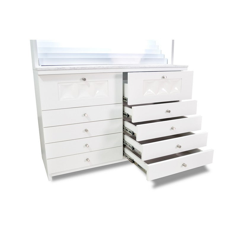 Regis Powder & Polish Display Cabinet with Marble Top-9