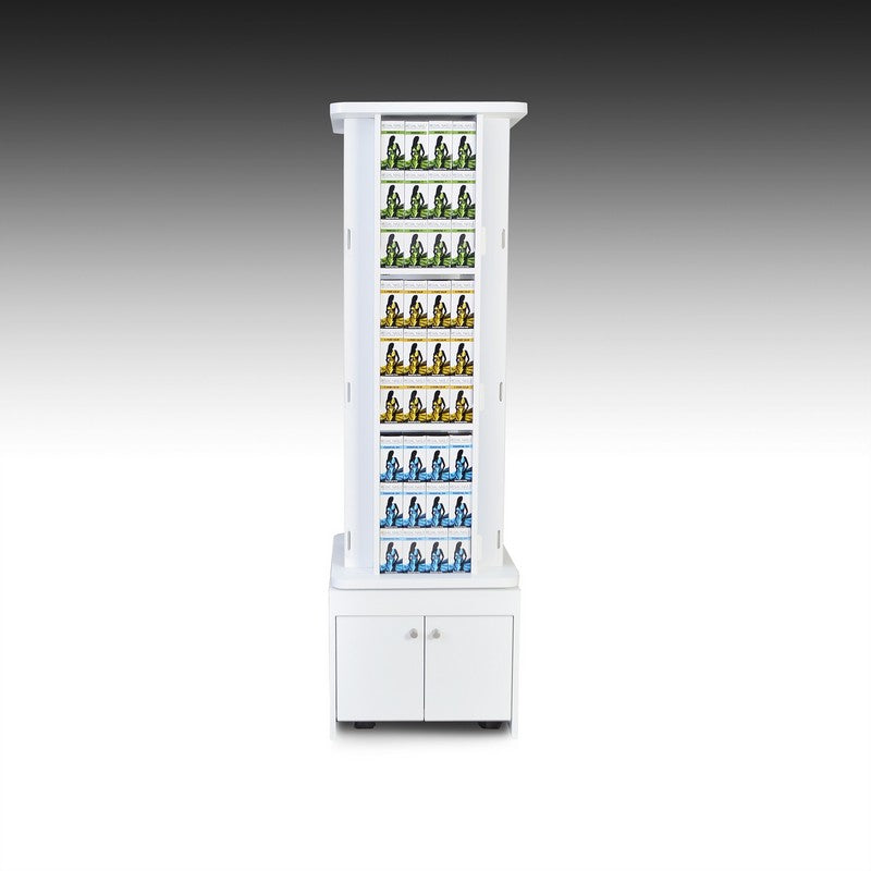 PODs Wooden Rotary Stand Rack - Tower & Retail Boxes