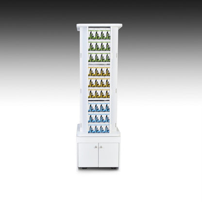PODs Wooden Rotary Stand Rack - Tower & Retail Boxes