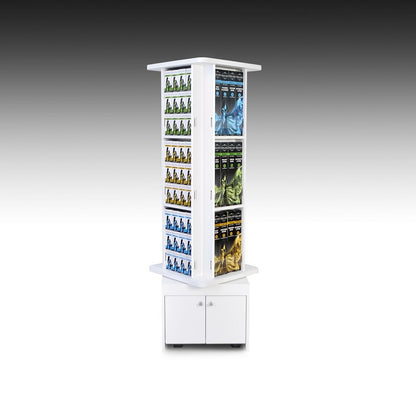 PODs Wooden Rotary Stand Rack - Tower & Retail Boxes
