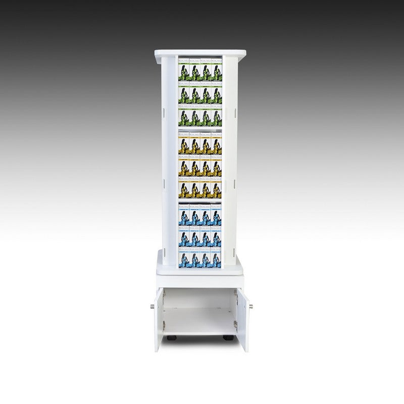 PODs Wooden Rotary Stand Rack - Tower & Retail Boxes