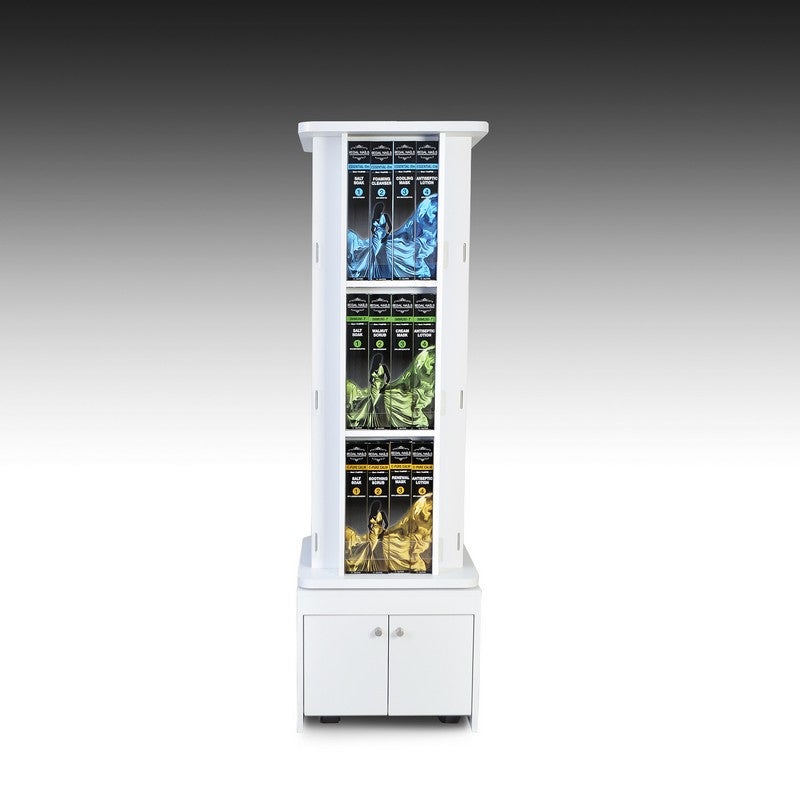 PODs Wooden Rotary Stand Rack - Tower & Retail Boxes
