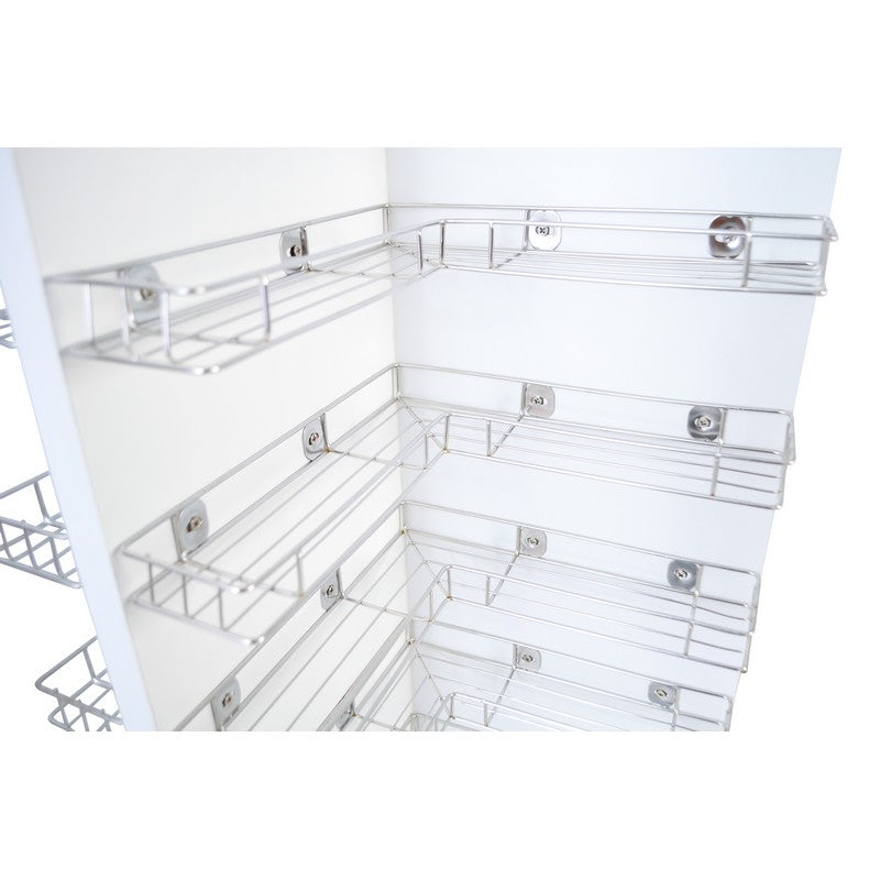 Deluxe Wooden Rotary Powder or Duo Stand Rack - White