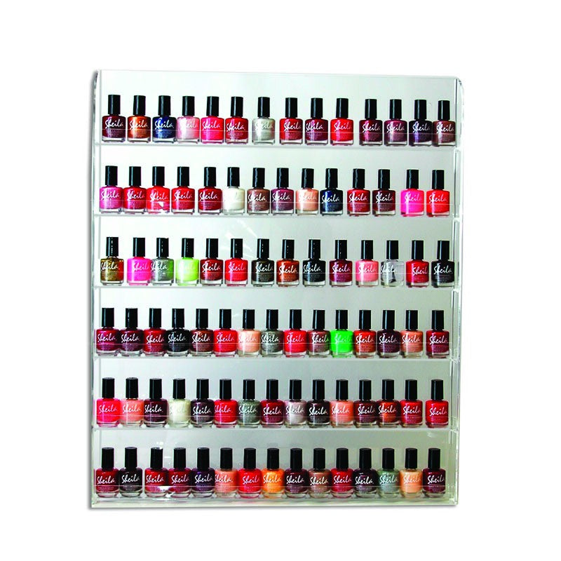 Acrylic Wall Rack (90 Bottles)