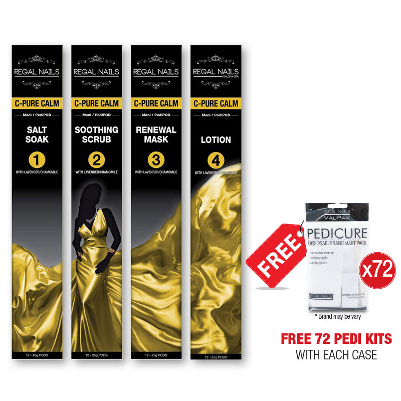 Regal ManiPedi PODs - C - Pure Calm - 4 Steps