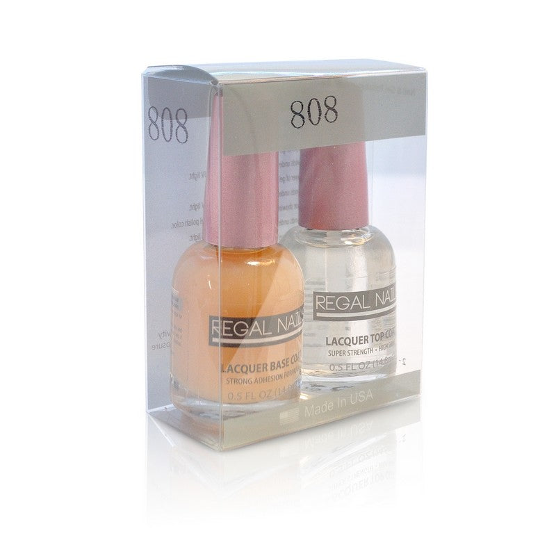 Regal Duo - Nail Polish Base & Top - 0.5/0.5 oz