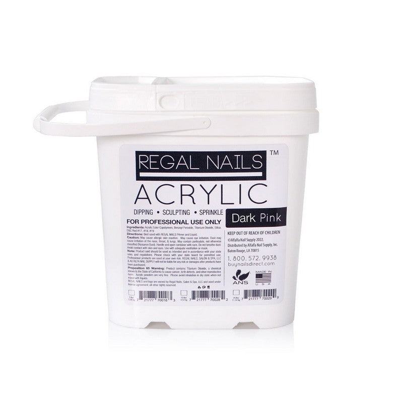 Regal Acrylic Powder - Dark Pink - 5 lbs
