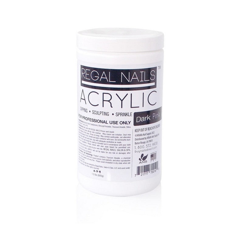 Regal Acrylic Powder - Dark Pink - 24 oz