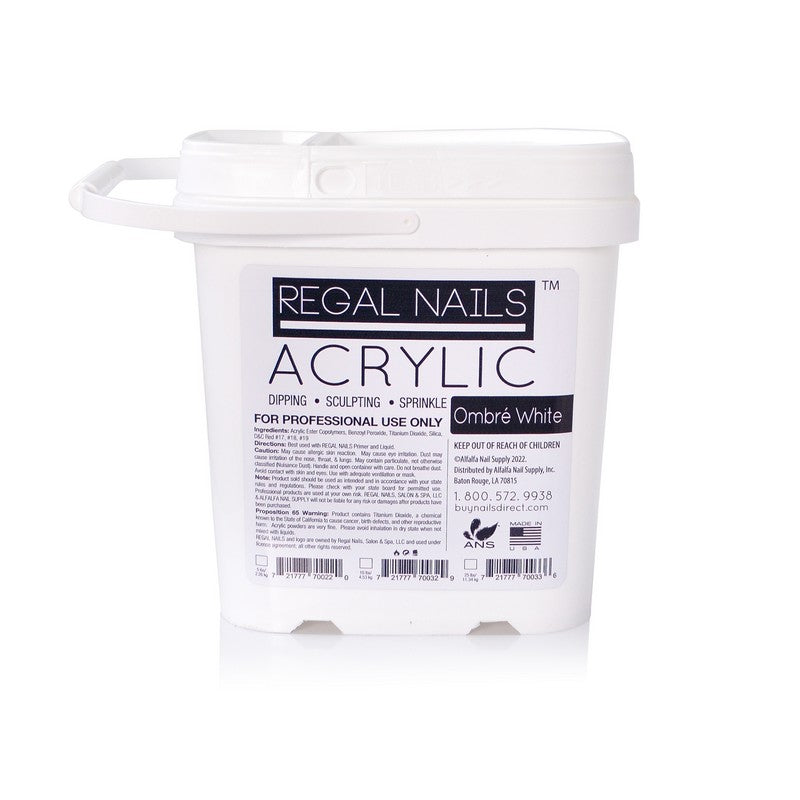 Regal Acrylic Powder - Ombre White - 5 lbs