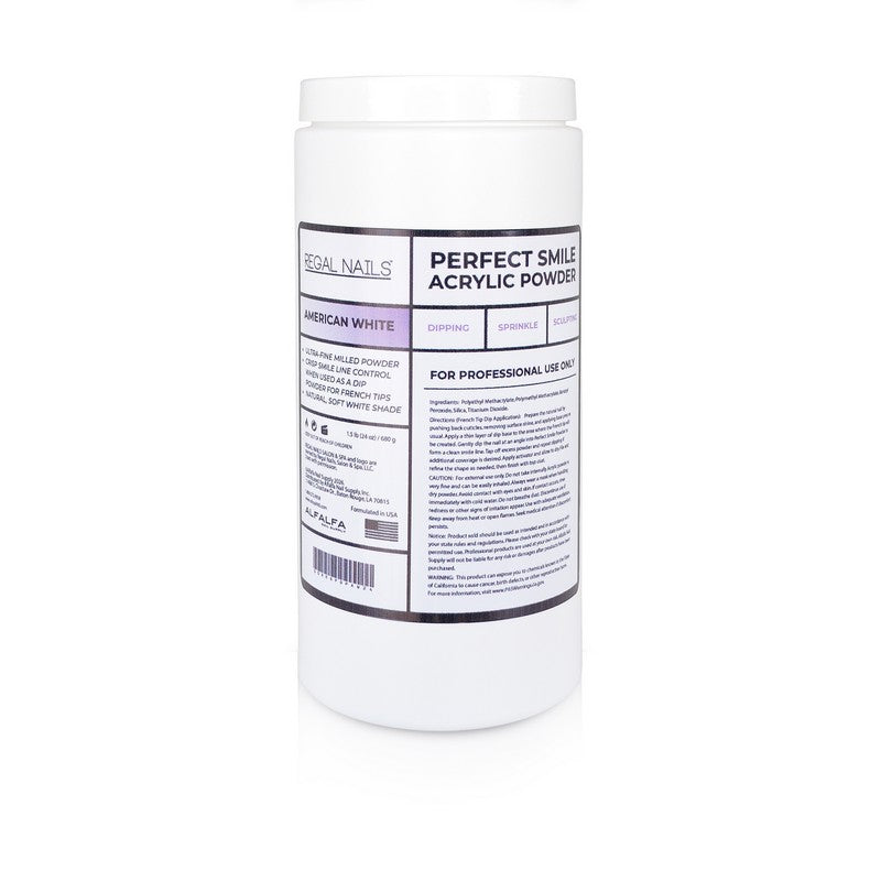Regal Acrylic Powder - Perfect Smile American White - 24 oz