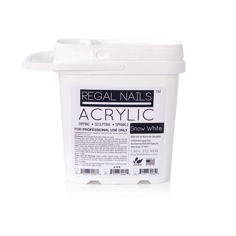 Regal Acrylic Powder - Snow White - 5 lbs