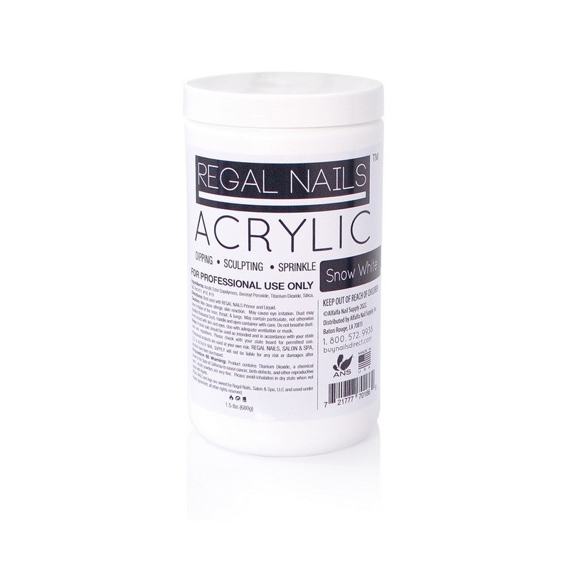 Regal Acrylic Powder - Snow White - 24 oz
