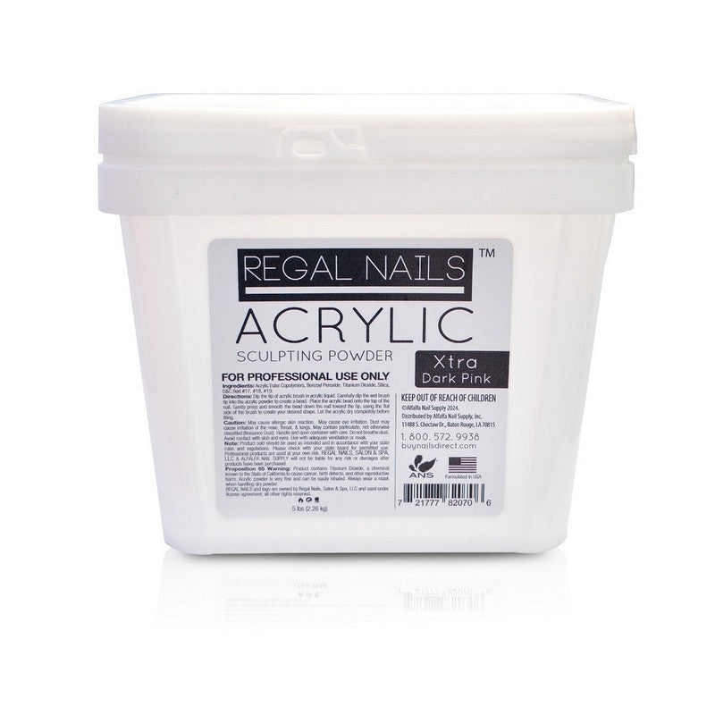 Regal Acrylic Powder - Xtra Dark Pink - 5 lbs