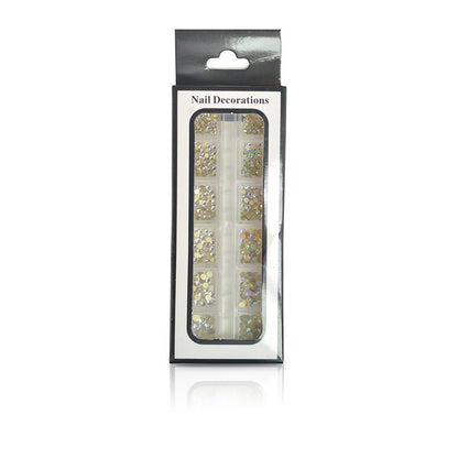 Nail Art Rhinestones Clear #01