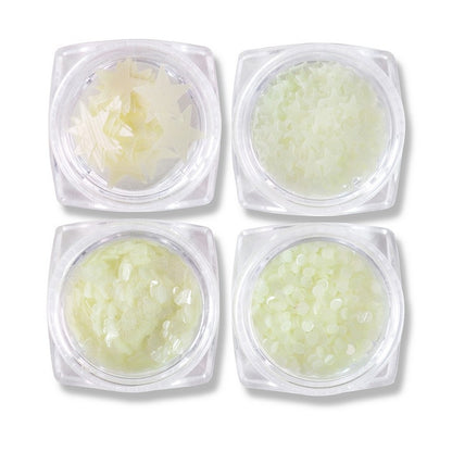 Nail Art Sequin Glow in Dark -# 083 - Set of 4