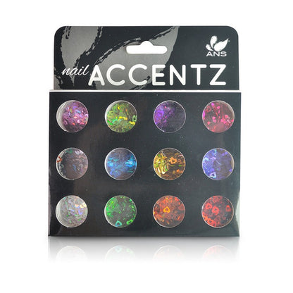 Nail Art Sequin Hollow Sweet Heart Flakes - # 110 Set of 12