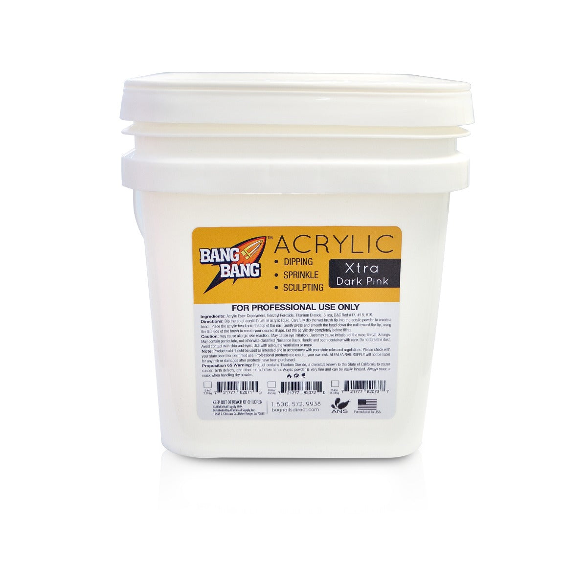 BangBang Acrylic Xtra Dark Pink - 10 lbs