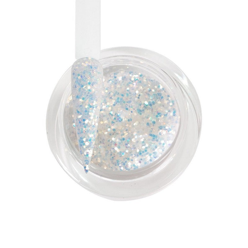 BangBang Glitter Seashell White - Large 1 oz