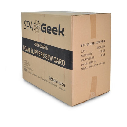 SpaGeek - Non-Skid Foam Slippers - 360/bx