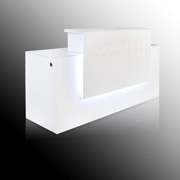 Regis Reception Counter with Marble Tops-2