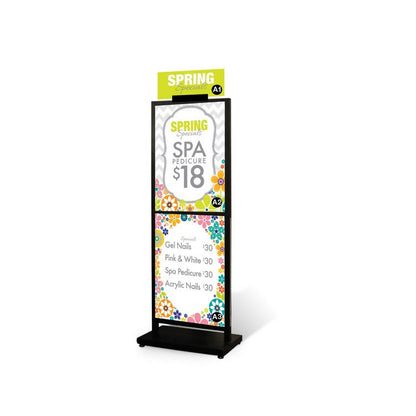 Triple Stand Sign Frame Only