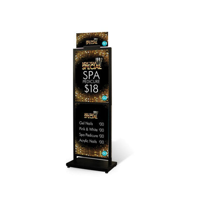 Triple Stand Sign Frame Only