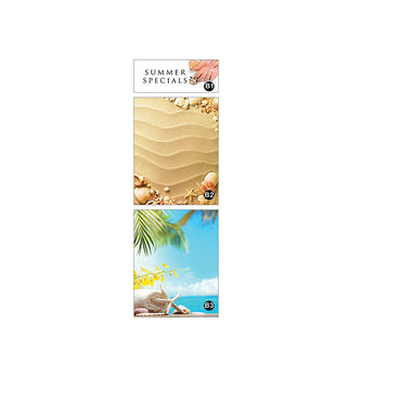 Triple Stand Sign Insert Only