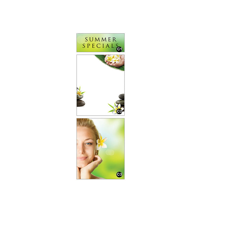 Triple Stand Sign Insert Only