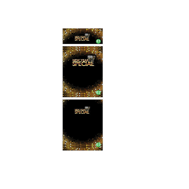 Triple Stand Sign Insert Only