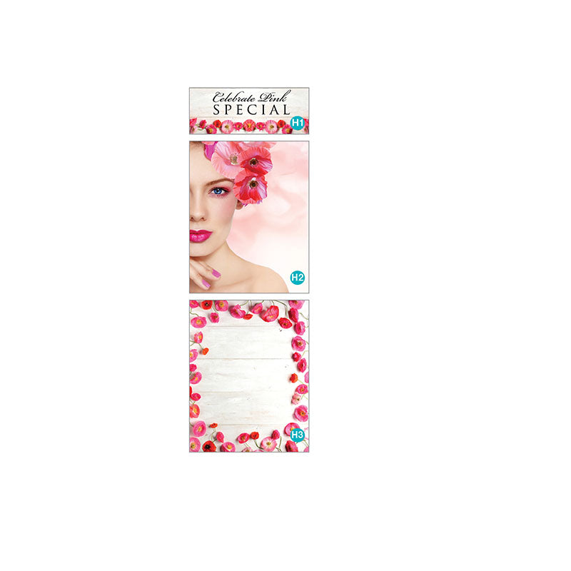 Triple Stand Sign Insert Only