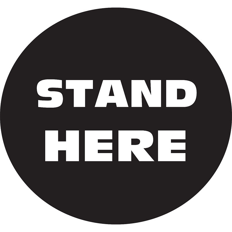 Adhesive Sign - Social Distancing - 02