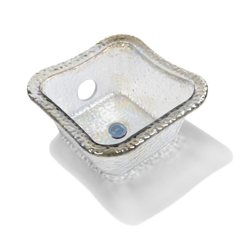 Square Crystal Sink Bowl