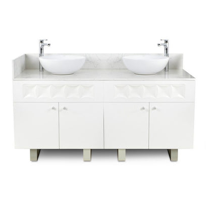 Regis Double Sink with Marble Top - 60"