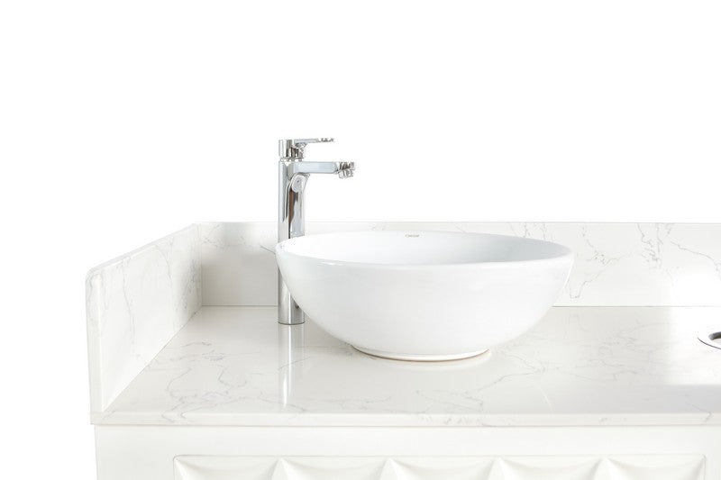 Regis Double Sink with Marble Top - 84"