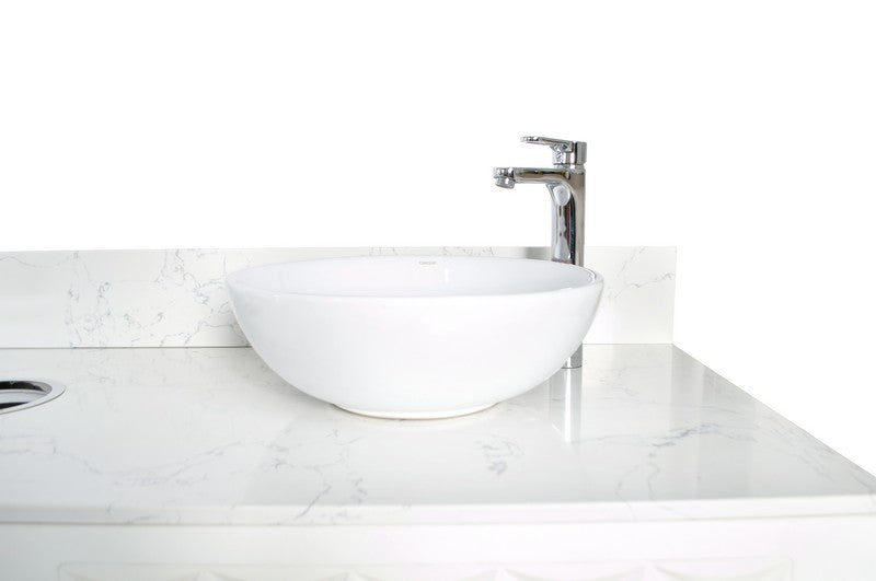 Regis Double Sink with Marble Top - 84"