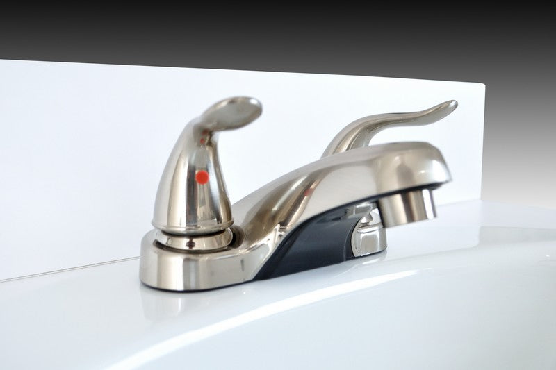 Single Wall Mount Sink w/ Porcelain Vessel - White