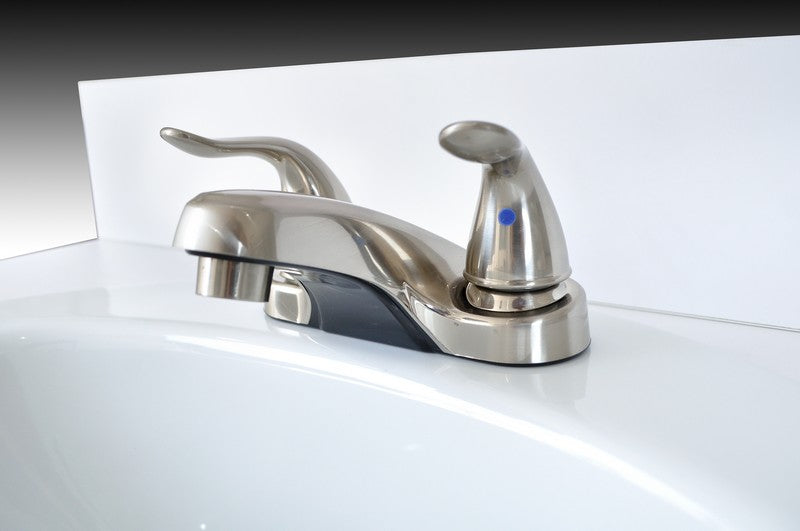 Single Wall Mount Sink w/ Porcelain Vessel - White