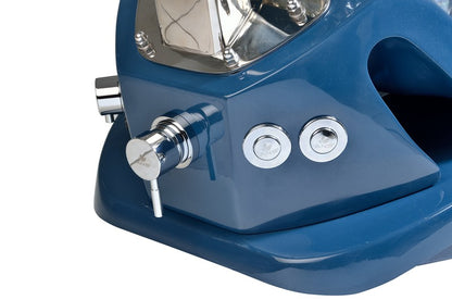 Argento Square Glass Sink w/ installation - Blue